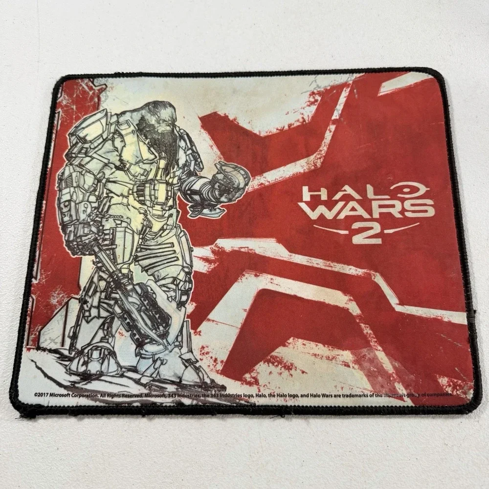 Halo Wars 2 Large‎ Gaming Mat Mouse Pad 2017 12 x 10in Red White Black